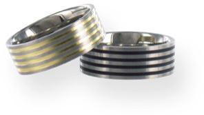 Vivadeau Magnetring aus Titan