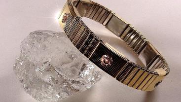 Sanamag "Cosara" Magnetarmband mit Zirkoniasteinen